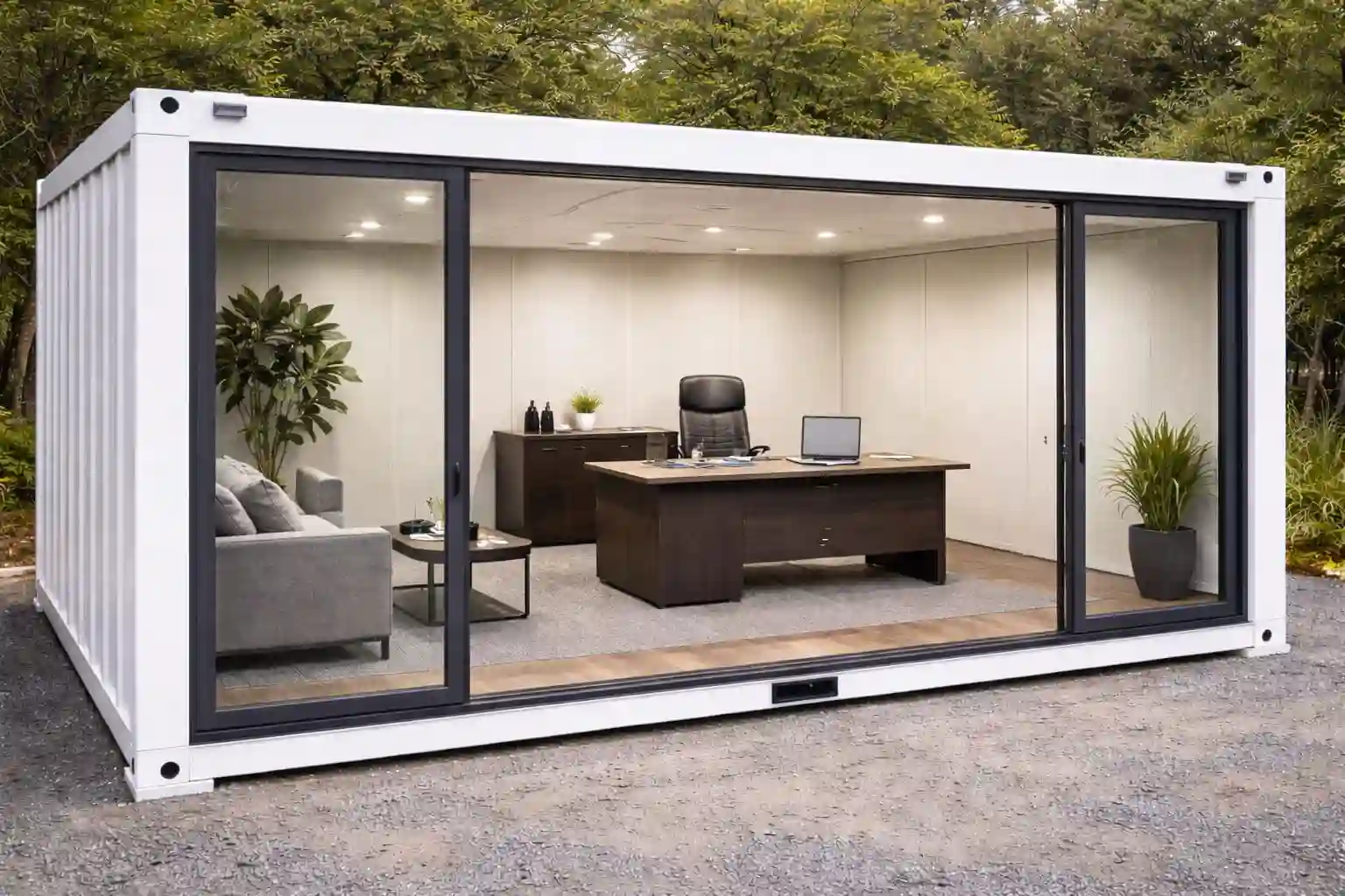 Executive Office Cabin portable cabin manufactured by Al Misbah in Rourkela, Odisha