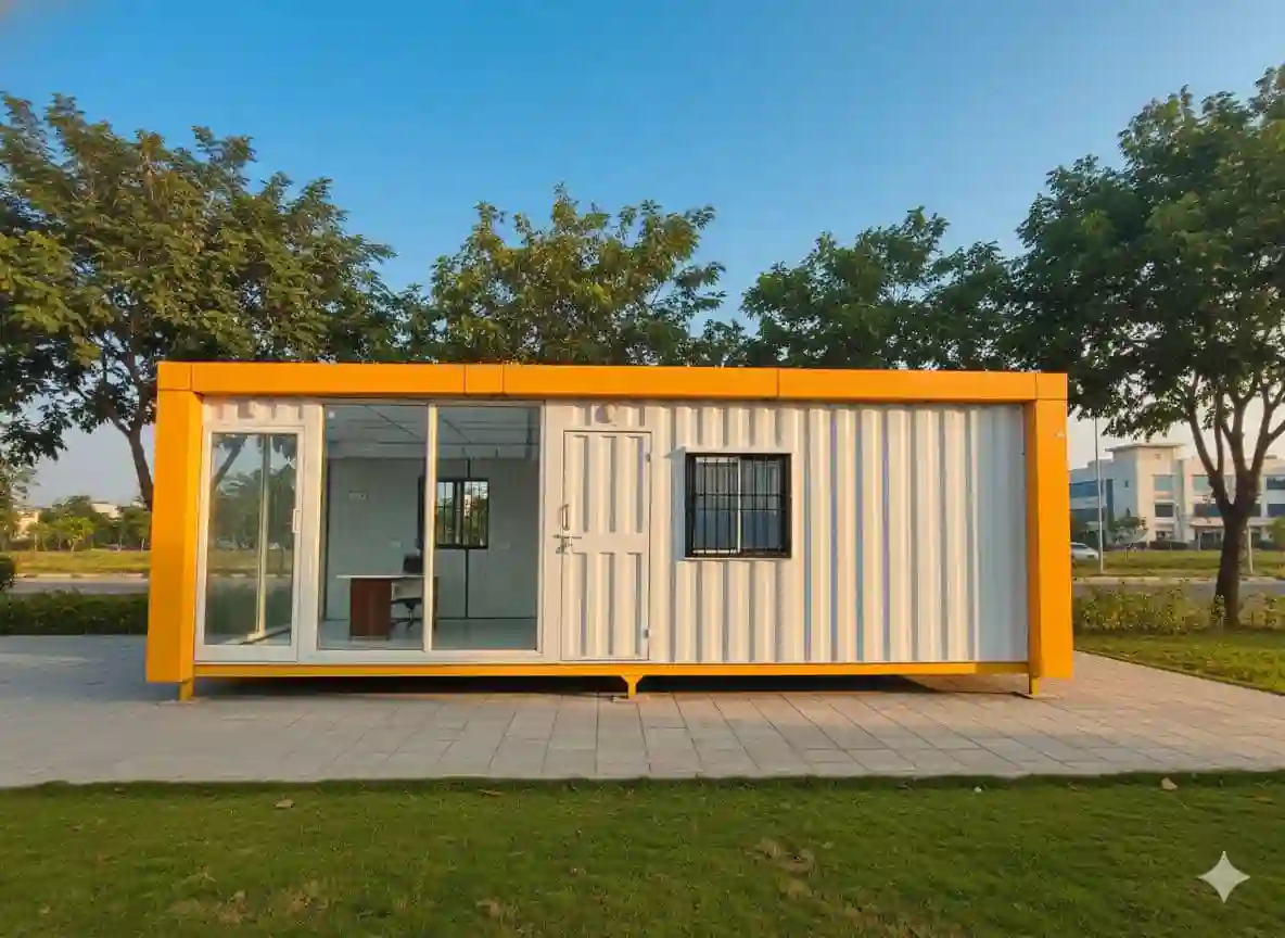 Portable Office Cabin portable cabin manufactured by Al Misbah in Rourkela, Odisha