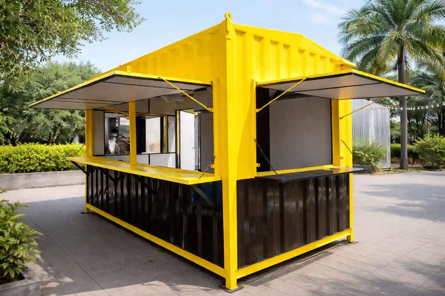 Portable Shop manufactured by Al Misbah Portable Cabin in Rourkela, Odisha